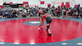 110 lbs Cons. Semi - Liza Lasley, R. A. Long (Girls) vs Alyssa Fisher, Yelm (Girls)