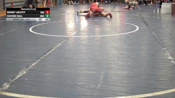 115 lbs Cons. Round 4 - Hayden Ball, Grace vs Sidney Liechty, Evanston High School