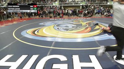 190 lbs Round Of 16 - Cole Grenier, Fairfield Warde vs Payton Lavoie, Vergennes