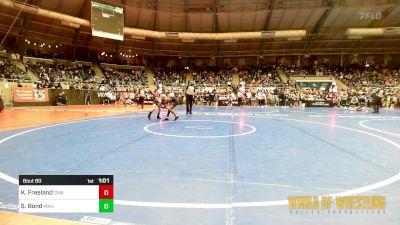 85 lbs Round Of 16 - Kashta Freeland, The Glasgow Wrestling Academy vs Sullivan Bond, Team Mahindra