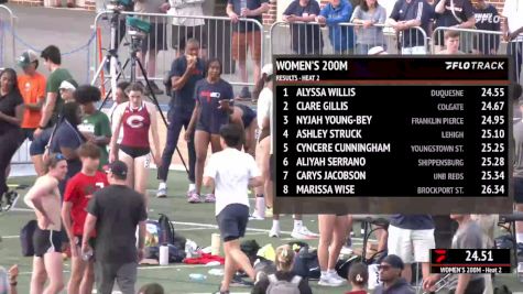 Women's 200m, Finals 3