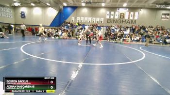 88 lbs Semifinal - Adrian Mascarenas, Roy Wrestling Club vs Boston Backus, Champions Wrestling Club