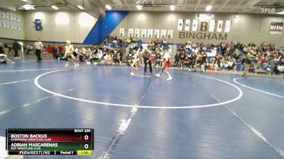 88 lbs Semifinal - Adrian Mascarenas, Roy Wrestling Club vs Boston Backus, Champions Wrestling Club