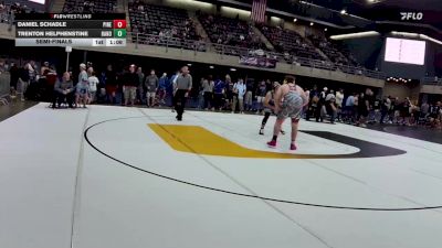 220 lbs Semifinal - Daniel Schadle, Pine Grove vs Trenton Helphenstine, Hanover