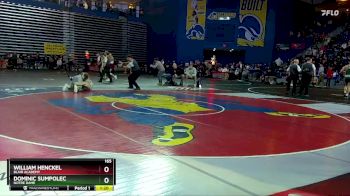 165 lbs Quarterfinal - William Henckel, Blair Academy vs Dominic Sumpolec, Notre Dame