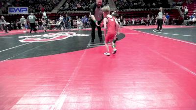 52 lbs Quarterfinal - Axton Berry, Coweta Tiger Wrestling vs Dylan Lockwood, Heat