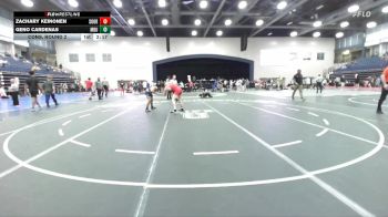 133 lbs Cons. Round 2 - Geno Cardenas, Missouri Baptist University vs Zachary Keinonen, Southern Oregon