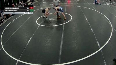 132 lbs Finals (8 Team) - Henry Holtmeier, Tri County vs Brody Kesting, Pierce