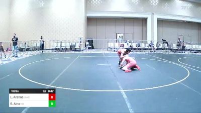 102 lbs Consi Of 16 #1 - Logan Arenas, Lancers WC vs Ryozo Aina, Hui Makoa WC