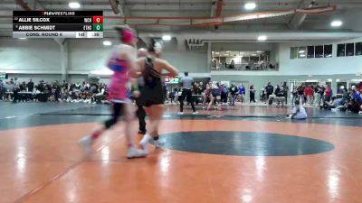 140 lbs Cons. Round 6 - Abbie Schmidt, Eaton High School vs Allie Silcox, Whiteland Community