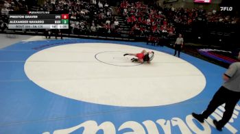 5A 175 lbs Semifinal - Alexander Navarro, West Jordan vs Preston Graver, Spanish Fork