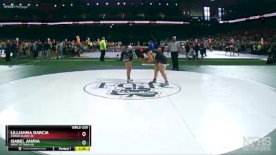 Girls-235 lbs Quarterfinal - Lillianna Garcia, Grand Blanc HS vs Isabel Anaya, West Ottawa HS