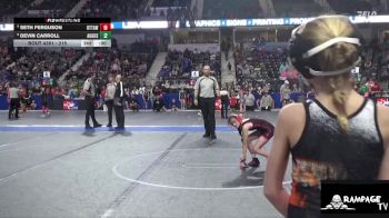 80 lbs Cons. Round 2 - Averi Johnson, Larned Jr Indian Wrestling Club vs Blythe Koslowsky, Bulldog