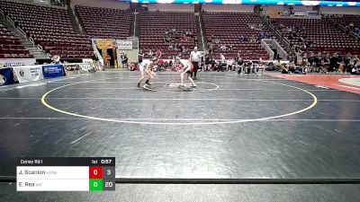 127 lbs Consy Rd I - Justin Scanlon, Honesdale vs Ethan Rea, West Perry