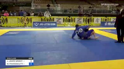 JACOB JAMES WRIGHT vs MARK FRANCESCUTTI 2021 Pan Jiu-Jitsu IBJJF Championship