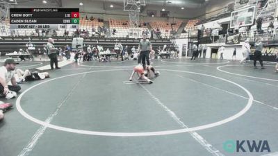 58 lbs Rr Rnd 5 - Crew Doty, Lexington Wrestling Club vs Caden Sloan, Cowboy Wrestling Club