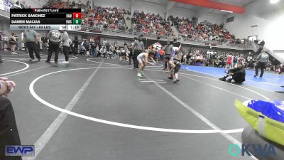 64 lbs Semifinal - Patrick Sanchez, Raw Wrestling Club vs Damen Macias, Berryhill Wrestling Club