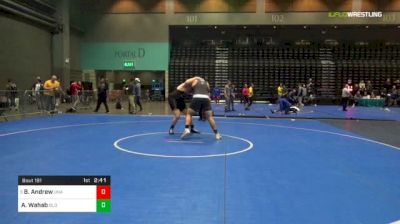 285 lbs Round Of 32 - Ben Andrew, Unattached vs Ali Wahab, Old Dominion