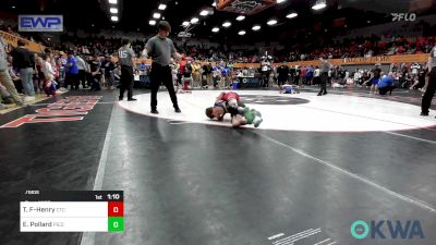 76 lbs Semifinal - Ted Fuggett-Henry, Comanche Takedown Club vs Easton Pollard, Piedmont