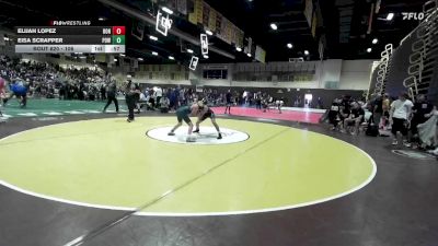 106 lbs Cons. Round 3 - Eisa Scrapper, Poway vs Elijah Lopez, Bonita
