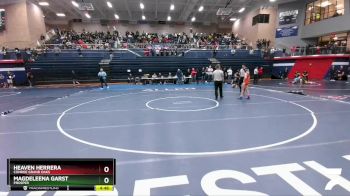 100 lbs Quarterfinal - Heaven Herrera, Conroe Grand Oaks vs Magdeleena Garst, Prosper