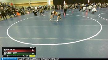 93 lbs Quarterfinal - Slayden Hunt, OK vs Hawk Smith, MO