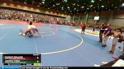 148-160 lbs Round 1 - Maddox Sedlacek, White Pine Junior Wrestling Cl vs Andrew Corea, Spanish Springs Wrestling Club