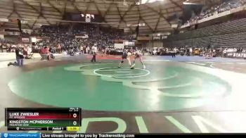 3A 132 lbs Quarterfinal - Luke Zwiesler, Mt. Spokane vs Kingston McPherson, Mountain View