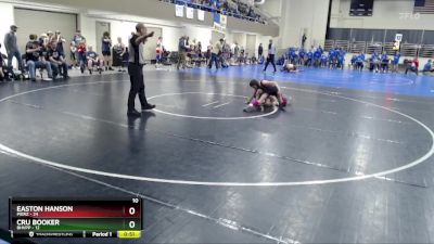 88 lbs Placement (4 Team) - Easton Hanson, Pierz vs Cru Booker, BHVPP