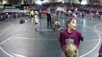89 lbs Cons. Round 2 - Tauvia Olvera, Cozad Wrestling Club vs Maliyah Hernandez, Gering Wrestling Club