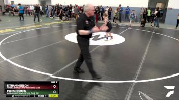 105 lbs Round 2 - Eithan Hesson, Alaska Battle Cats Wrestling Club vs Miles Godkin, Juneau Youth Wrestling Club Inc.