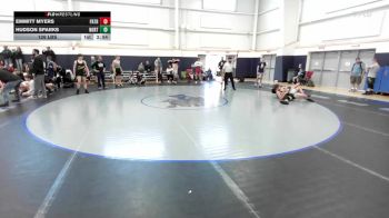 126 lbs Quarterfinal - Emmitt Myers, Patriots Wrestling Club-MS vs Hudson Sparks, Northern Elite 2-MS