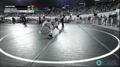 73 lbs Semifinal - Liam Dyches, Bartlesville Wrestling Club vs Damen Macias, Berryhill Wrestling Club