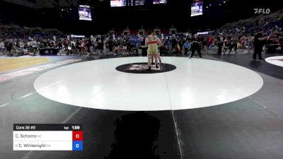 285 lbs Cons 32 #2 - Chase Schams, WI vs Clayton Whitenight, PA