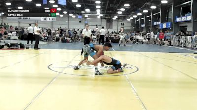 126 lbs Rr Rnd 1 - Eli Gabrielson, Team Diamond Fish - HSB vs Sayan Rao, Filipe Trained Wrestling Academy - HSB
