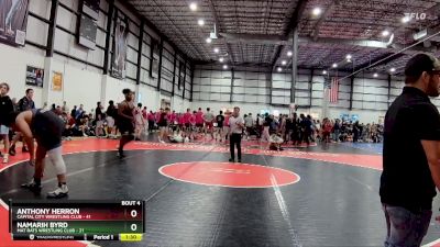 285 lbs Quarterfinals (8 Team) - Anthony Herron, CAPITAL CITY WRESTLING CLUB vs Namarih Byrd, MAT RATS WRESTLING CLUB