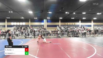 109 lbs Consi Of 16 #2 - Kevin Nunez, 208 Spartans vs Maddox Hazard, Sultana