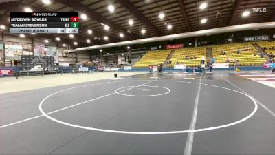 118 lbs Champ. Round 1 - Jaycelynn Bowles, Touch Of Gold Wrestling Club vs Tealah Stevenson, Newcastle Lady Dogies