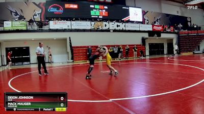 125 lbs Cons. Round 2 - Deion Johnson, SIUE vs Mack Mauger, Missouri