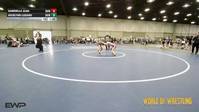 80 lbs Rr Rnd 1 - Gabriella Alba, SOTM OK K-6 2 vs Jocelynn Lozano, Sisters On The Mat
