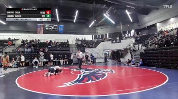 165 lbs Cons. Round 3 - Jhmai Boyd, Southeast Community College vs David Dell, Oklahoma Wesleyan