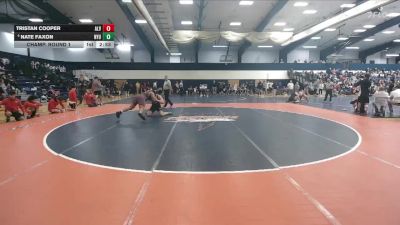 285 lbs Champ. Round 1 - Tristan Cooper, Alvernia vs Nate Faxon, New York University