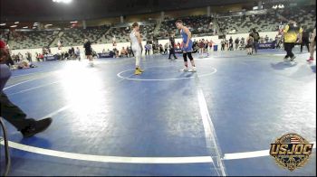 110 lbs Consi Of 4 - Noah Sanders, Choctaw Ironman Youth Wrestling vs Delaney Davis, Marlow Outlaws