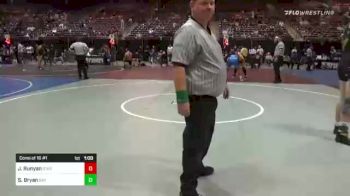 195 lbs Consi Of 16 #1 - Jay Runyan, Star Wrestling vs Spencer Bryan, Bay Area Dragons