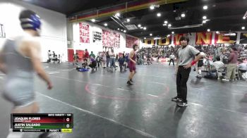 126 lbs Cons. Round 3 - Justin Salgado, Temescal Canyon vs Joaquin Flores, Parhump Valley