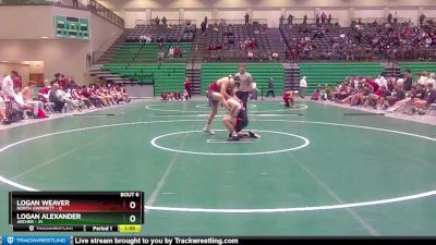 144 lbs Semis & 1st Wb (8 Team) - Logan Weaver, North Gwinnett vs Logan Alexander, Archer