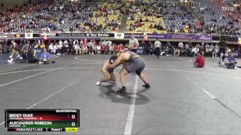 184 lbs Quarterfinals (8 Team) - Brody Duke, Concordia-Moorhead vs Alecxander Robeson, Dubuque