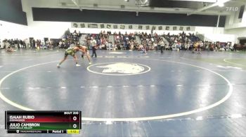 106 lbs Champ. Round 2 - Isaiah Rubio, Eisenhower vs Julio Cambron, Coachella Valley