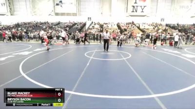 66 lbs Cons. Round 2 - Blake Mackey, Pal-Mac Wrestling Club vs Bryson Bacon, Club Not Listed