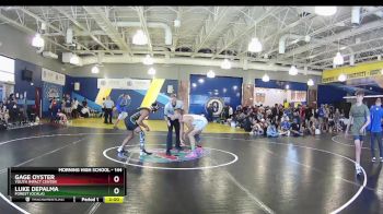 144 lbs Champ. Round 2 - Luke DePalma, Forest (Ocala) vs Gage Oyster, Youth Impact Center